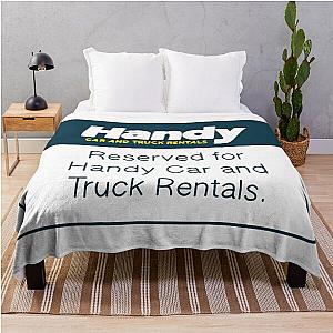 Kim's Convenience Parking Reservation Sign Throw Blanket