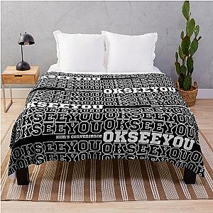 Funny Kim's Convenience Saying White College Inspo Throw Blanket