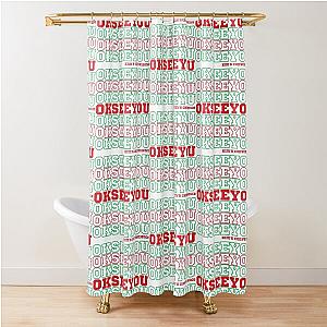 Funny Kim's Convenience Saying Collage Inspo Shower Curtain