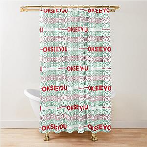 OK, SEE You Funny Kim's Convenience Saying Collage Inspo Shower Curtain