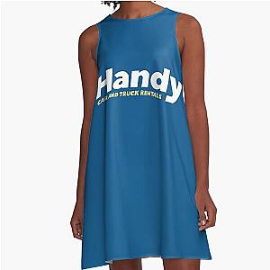Handy Car Rental Logo Kim's Convenience A-Line Dress