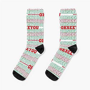 OK SEE YOU Funny Kim's Convenience Saying College Inspo Socks