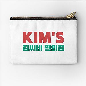Kim's Convenience Logo with Korean Alphabet Zipper Pouch