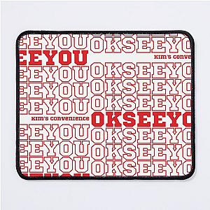 Funny Kim's Convenience Red Collage Mouse Pad
