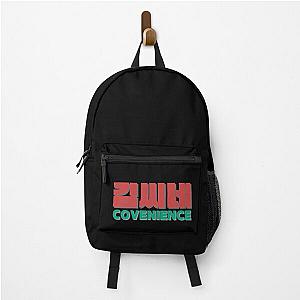 Kim's Convenience Logo with Korean Alphabet Backpack