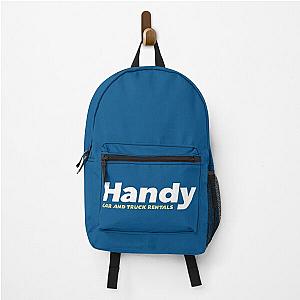 Handy Car Rental Logo Kim's Convenience (Blue Background) Backpack