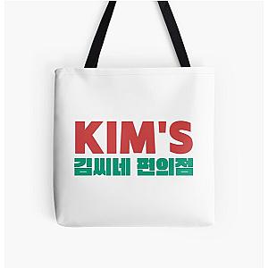 Kim's Convenience Logo With Korean Alphabet Print Tote Bag