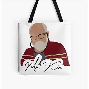 Mr. Kim's Convenience Drawn Signature All Over Print Tote Bag