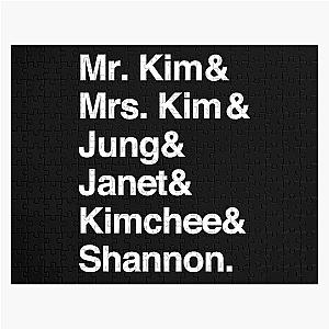 Kim's Convenience name Jigsaw Puzzle