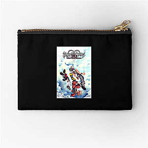 Kingdom Hearts The Heart Connects All Motif Kingdom Hearts Zipper Pouches