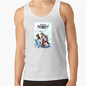 Kingdom Hearts The Heart Connects All Motif Kingdom Hearts Tank Tops