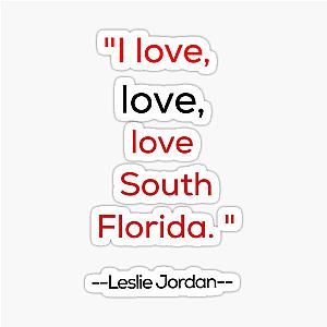 Leslie Jordan sticker