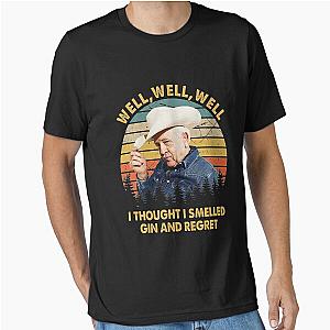 Vintage Well I Thought I Smelled Gin And Regret Gift for Fans Essential T-Shirt