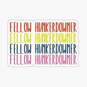 Fellow Hunkerdowner Leslie Jordan colored sticker