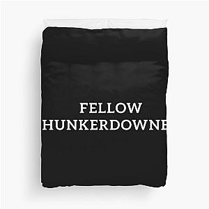Fellow hunkerdowner Leslie Jordan Duvet Cover