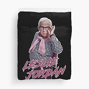 R.I.P. Leslie Jordan Duvet Cover becomes 

RIP Leslie Jordan Duvet Cover