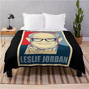 Leslie Jordan Throw Blanket