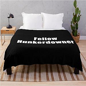 Fellow hunkerdowner Leslie Jordan Throw Blanket