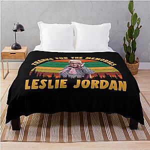 Thanks for the Memories Leslie Jordan Throw Blanket