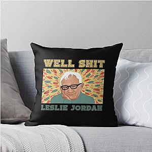 Leslie Jordan Throw Pillow