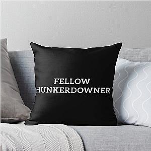 Fellow hunkerdowner leslie jordan Throw Pillow