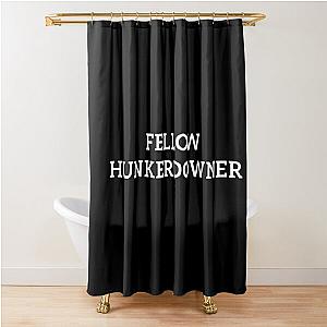 Fellow hunkerdowner leslie jordan shower curtain