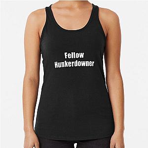 Fellow Hunkerdowner Leslie Jordan Racerback Tank Top