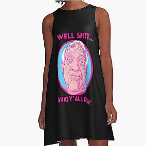 Well Shitty Leslie Jordan A Line Dress