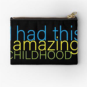 Leslie Jordan Quotes I had a colorful childhood Zipper Pouch