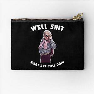 Leslie Jordan What Are Yall Doing Zipper Pouch