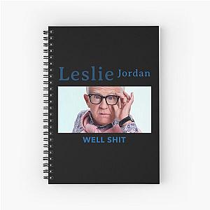 leslie jordan spiral notebook