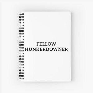 Fellow hunkerdowner leslie jordan Spiral Notebook