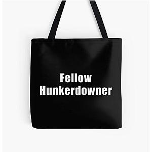 Fellow hunkerdowner Leslie Jordan All Over Print Tote Bag