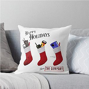 Lethal Holiday Throw Pillow