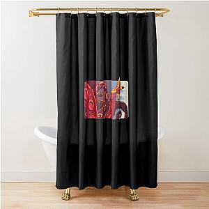 Lethal Company Painting Shower Curtain