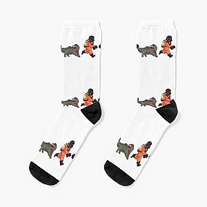 Lethal Company Run Socks