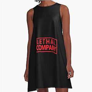 Lethal Red A-Line Dress