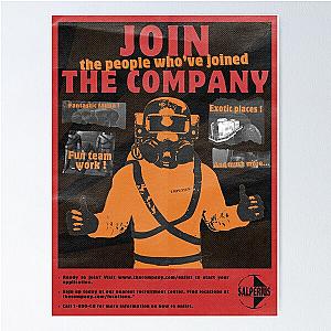 Recruitment Poster for Lethal Company Join the people who've joined the Company Poster