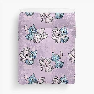 Lilo Stitch Angel Watercolor Duvet Cover