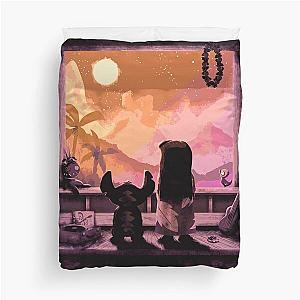 Lilo Stitch Sunset Artwork Duvet Cover