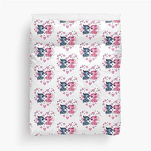 Lilo and Stitch Love Hearts Duvet Cover
