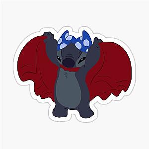 Stitch in Cape Sticker