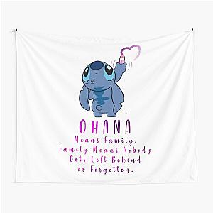 Lilo and Stitch Ohana Tapestry 
Cleaned title: Lilo and Stitch Tapestry