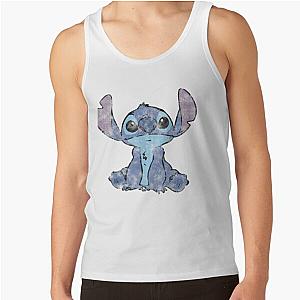 Lilo and Stitch Distressed Stitch Portrait T-Shirt Tank Top