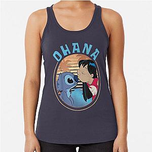 Lilo Stitch Ohana Portrait Racerback Tank Top