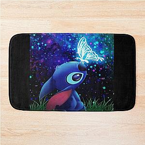 Stitch Butterfly Starry Sky Bath Mat