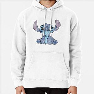 Lilo and Stitch Distressed Stitch Portrait Hoodie Pullover