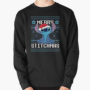 Let's Get Merry Christmas for Kids For Men Women Funny Gift Lilo And Stitch Pullover Sweatshirt