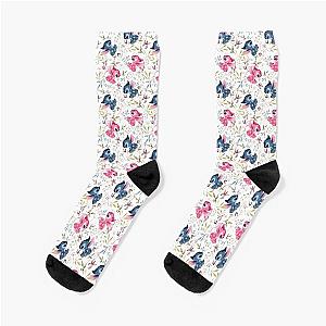 Lilo And Stitch Tropical White Socks