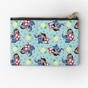 Lilo Stitch Pineapple Pattern Zipper Pouch